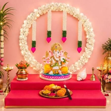 Ganpati Decoration A Complete Guide to Themes, Decorative Materials & Easy Tips